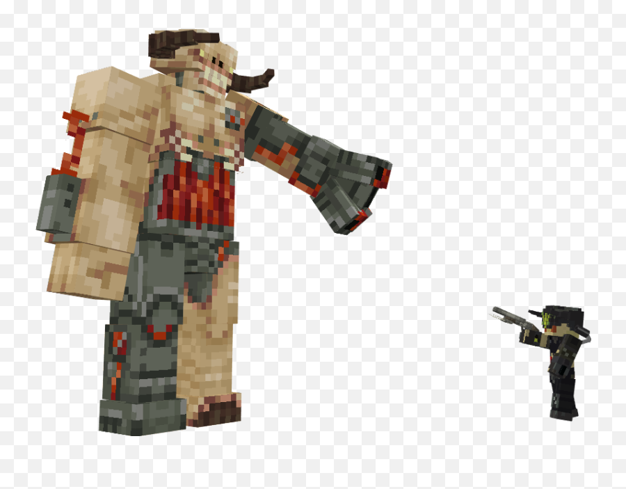 Minecraft Doom Shoot - Doom Tyrant Minecraft Emoji,Emojis Pixel On Minecraft Pc