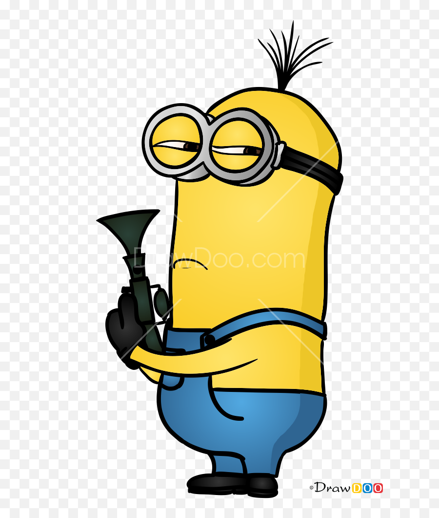 How To Draw Minion Kevin Despicable Me - Kevin The Minion Drawing Emoji,Despicable Me Emoji