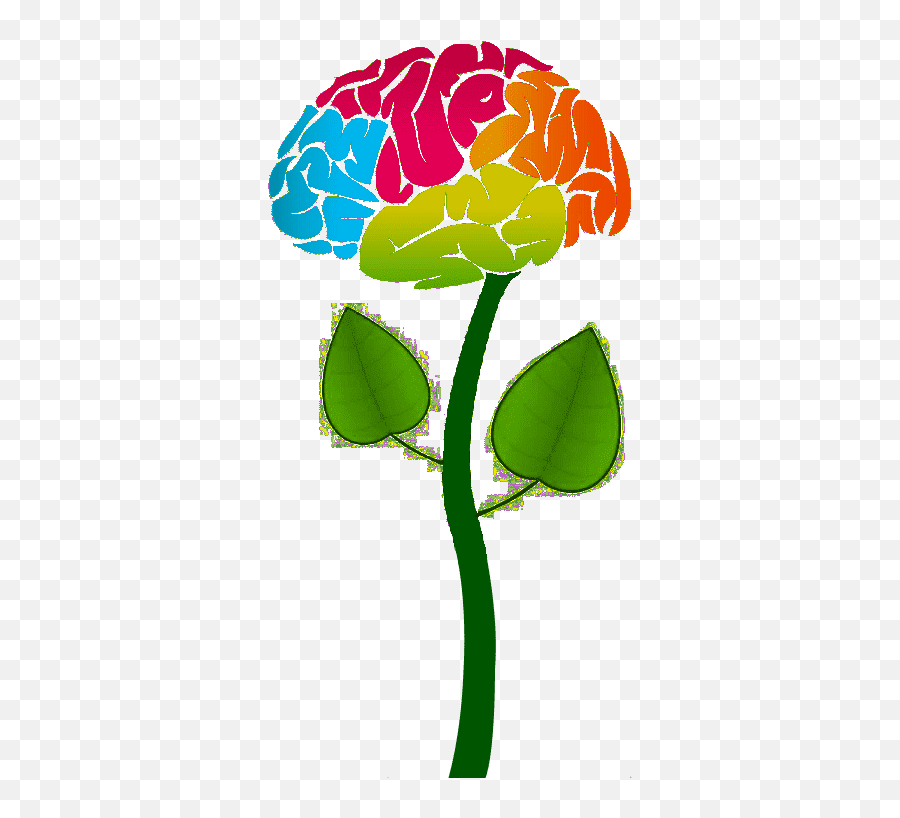 Brain Flower - Brain Clip Art Png Transparent Png Full Autonomy Of Language Emoji,Twitter Flower Emoticons