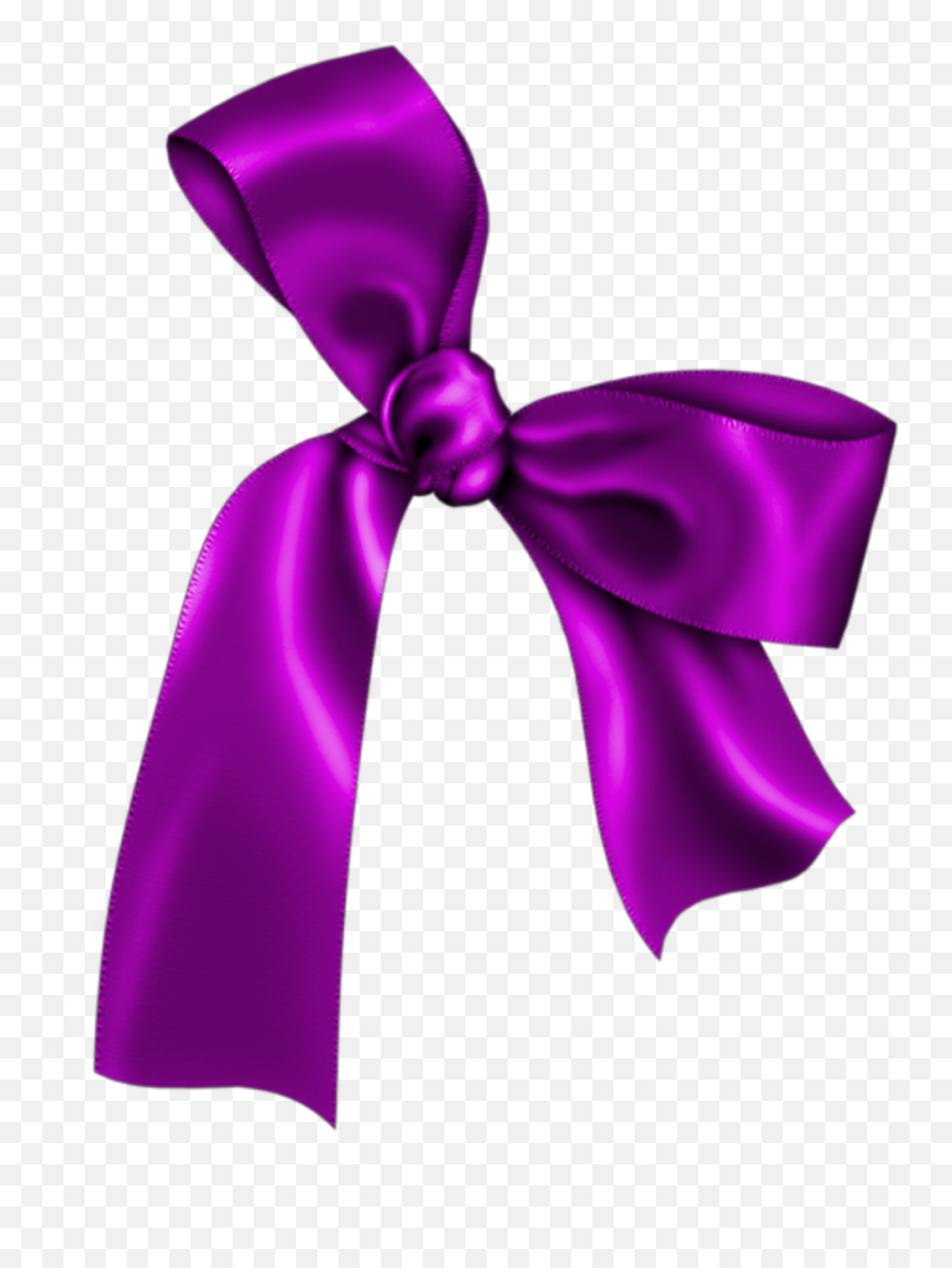 Bow Lazo Ribbon Purple Violet Sticker By Ana Abece - Moño De Regalo Morado Png Emoji,Purple Ribbon Emoji
