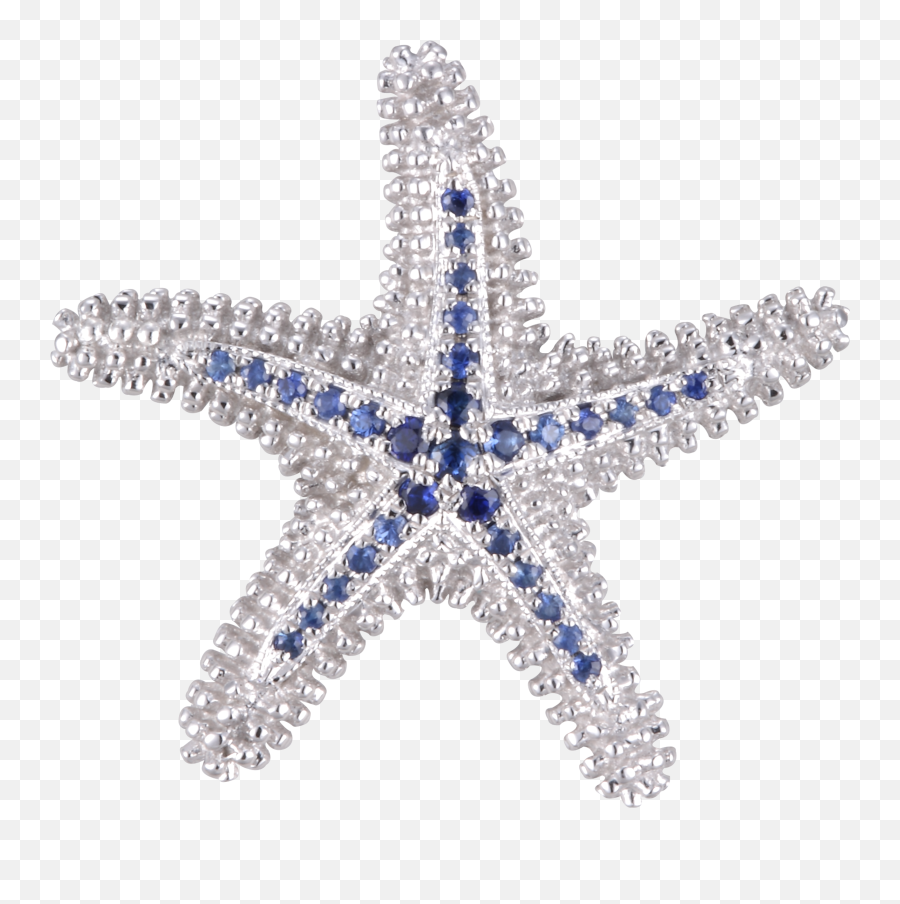 Download Starfishbeach Collectioncharpendant - Diamond Estrella De Mar Plateada Png Emoji,Starfish Emoticon For Facebook