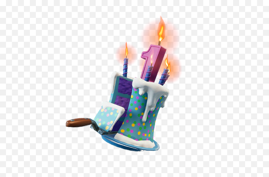 Fortnite Birthday Cake Back Bling - Png Pictures Images Fortnite Birthday Cake Back Bling Emoji,Birthday Cake Emoticon For Facebook Comments