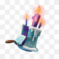Fortnite Birthday Cake Back Bling - Png Pictures Images Fortnite Birthday Cake Back Bling Emoji,Birthday Cake Emoticon For Facebook Comments