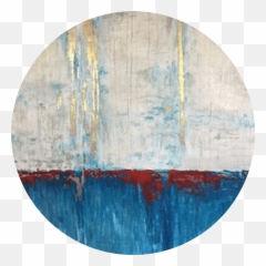 Ircular Large Oil Original Canvas Gold Emoji,Paint Emotions In Circle