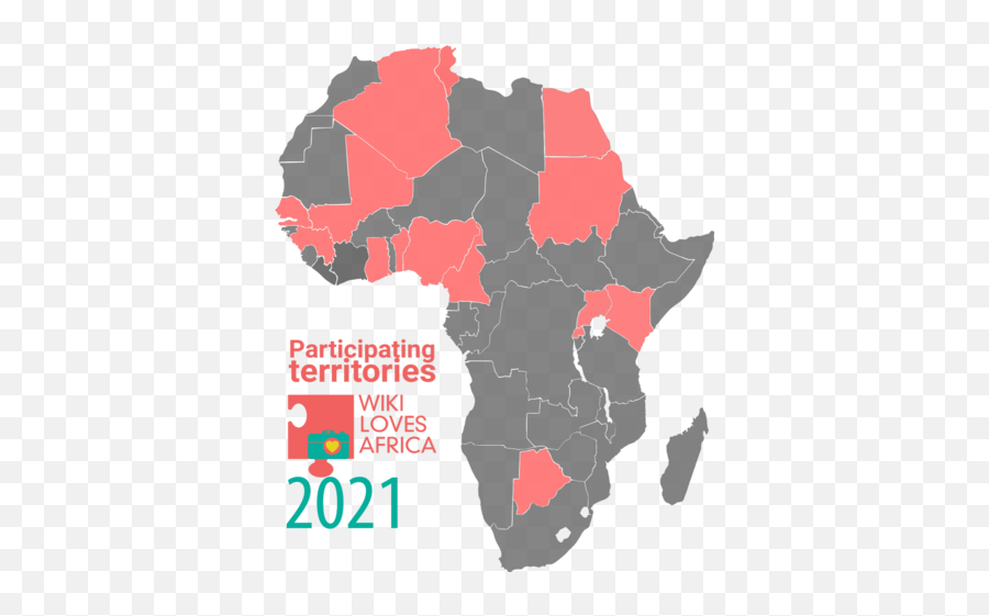 Wiki Loves Africa 2021participating Countries - Meta Emoji,Spotlights And Stars 8 Bit Emotion