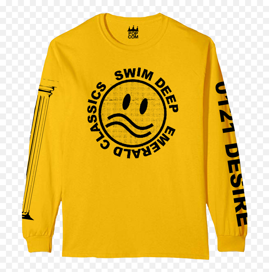 Swim Deep Official Online Store Merch Music Downloads - Swim Deep Emerald Classics Shirt Yellow Emoji,Emoticon Shirt