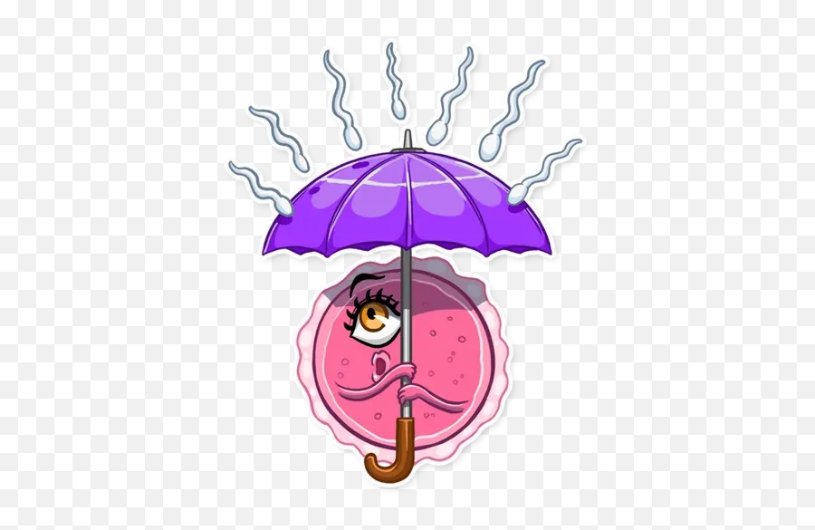 Mr Zoid Whatsapp Stickers - Stickers Cloud Girly Emoji,Purple Umbrella Emoji