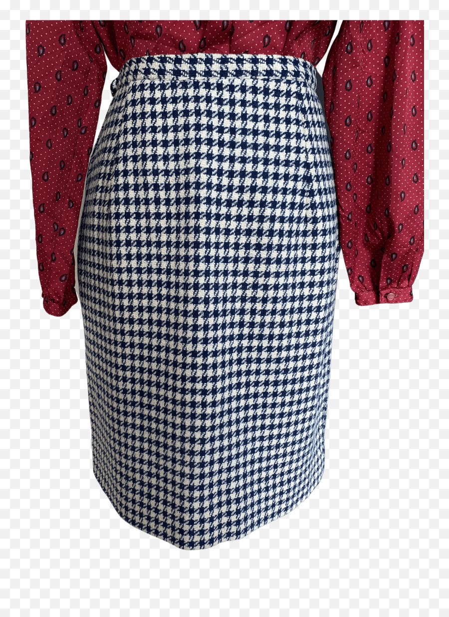 Blue Houndstooth Skirt Emoji,Bobux Emoji