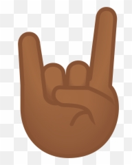 Medium - Sign Of The Horns Emoji,Rock Emoji