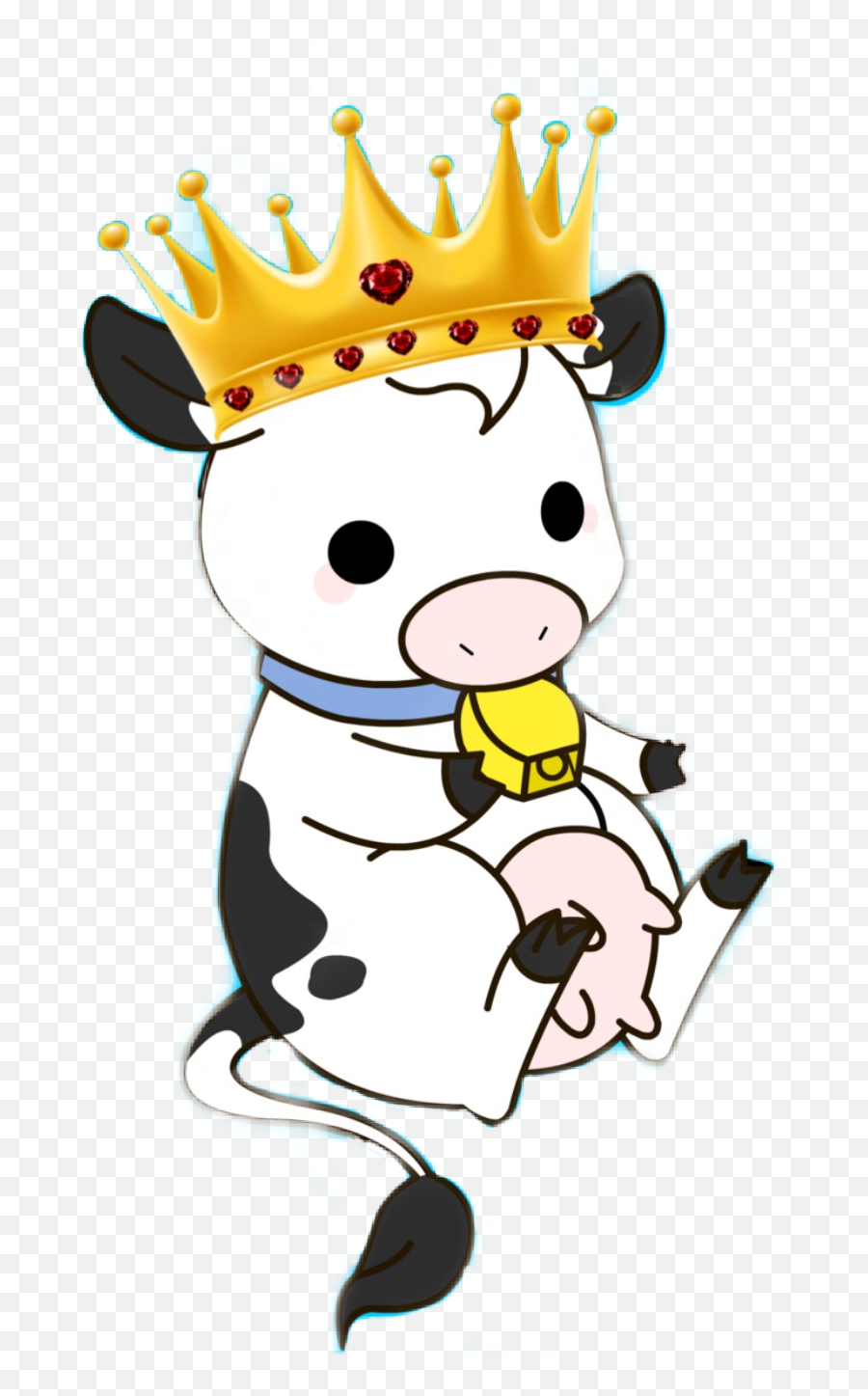 Sticker - Vaca Dibujo Emoji,Holy Cow Emoji