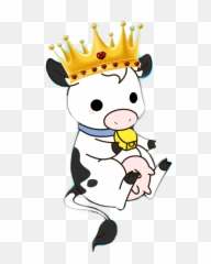 Sticker - Vaca Dibujo Emoji,Holy Cow Emoji