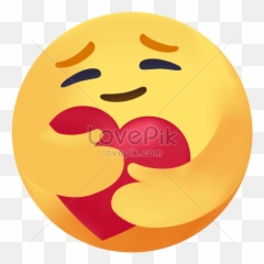 Emoji Hold With Heart Icon Png - Caring Emoji,Pentagram Emoji