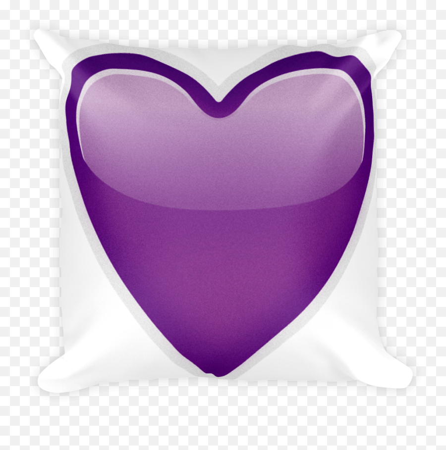 Download Emoji Pillow - Girly,Purple Heart Emoji Png