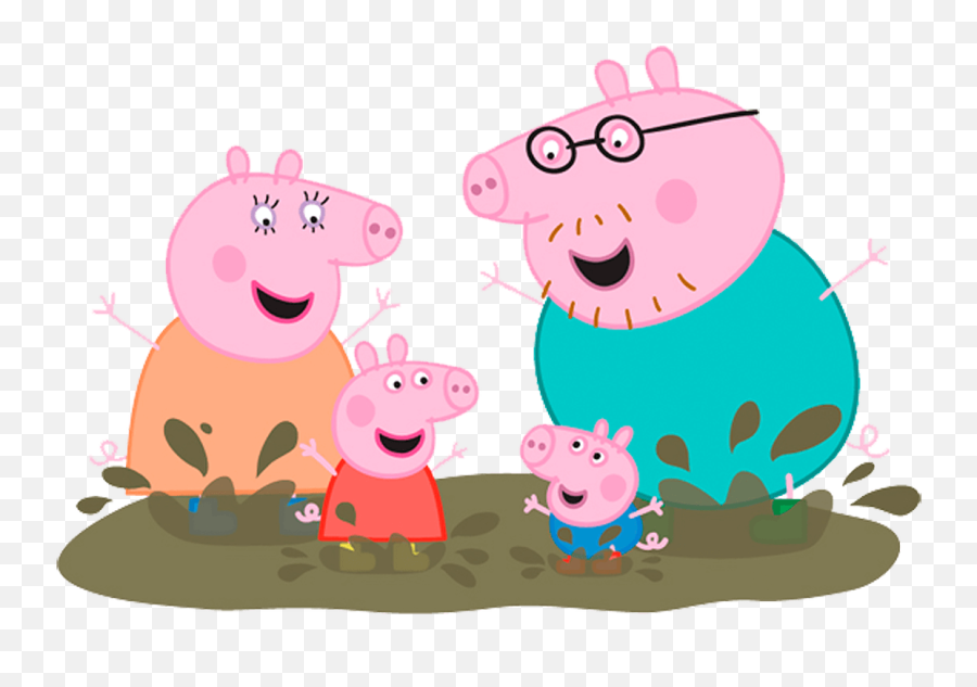 Clipart Houses Peppa Pig Clipart - Peppa Pig Family Png Emoji,Peppa Pig Emoji