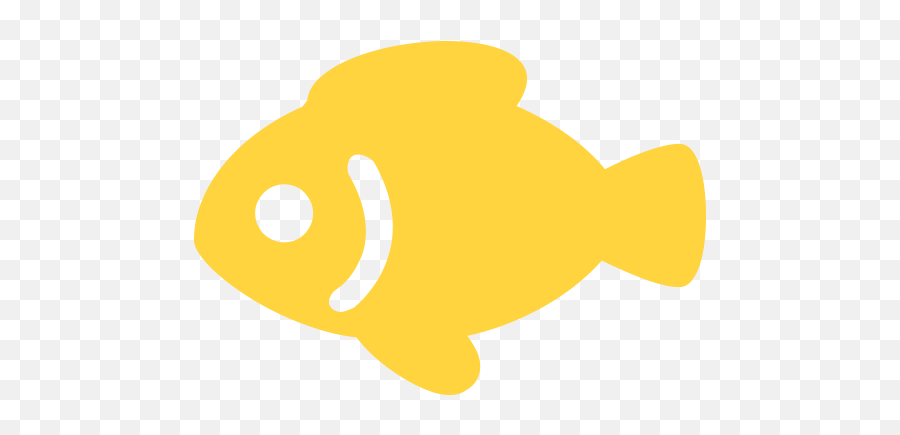 Fish - Fish Emoji Yellow,Fish Emoji
