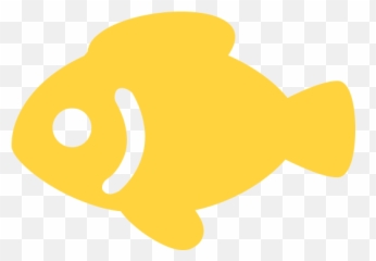Fish - Fish Emoji Yellow,Fish Emoji