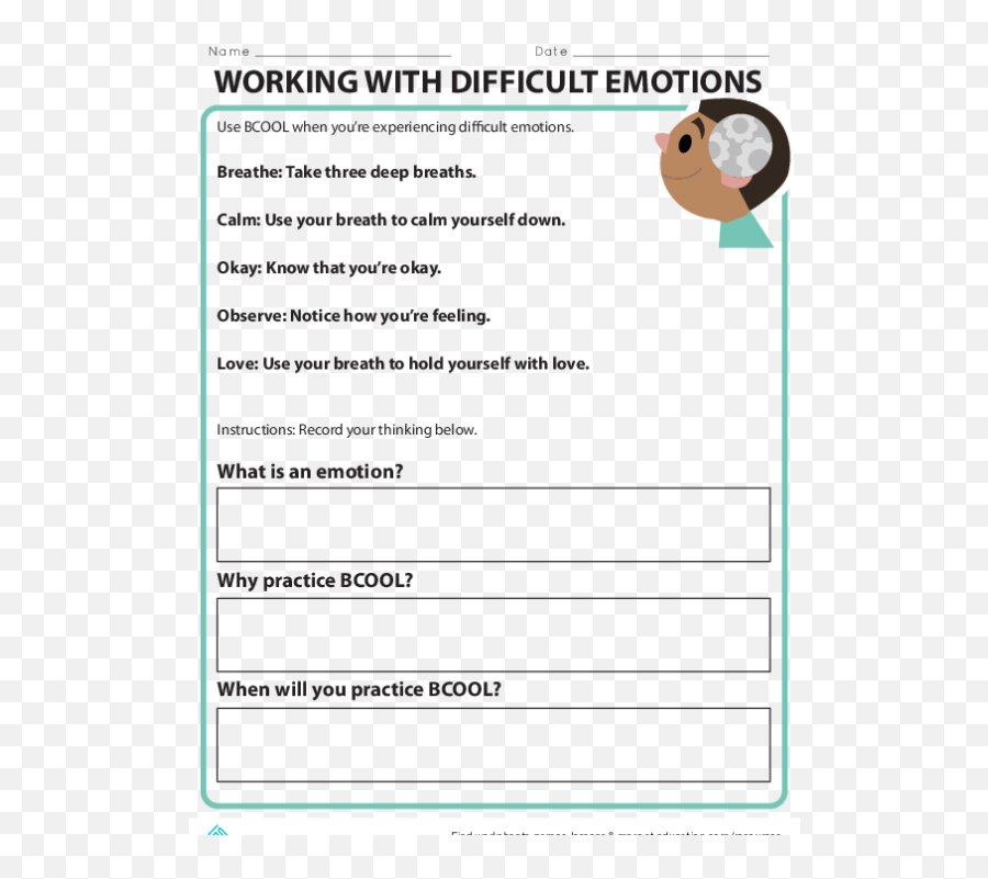With Difficult Emotions - Dot Emoji,Emotion