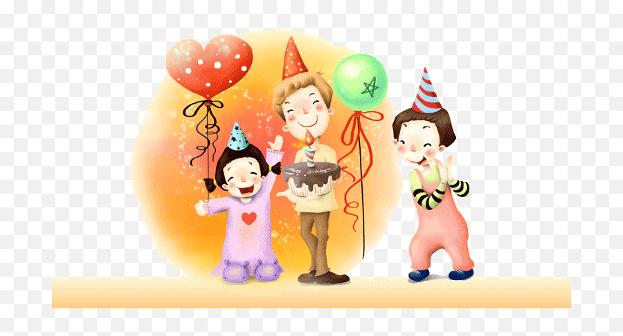 Kids Birthday Email Backgrounds Id 128 - Children Birthday Background Png Emoji,Birthday Emoticons Text