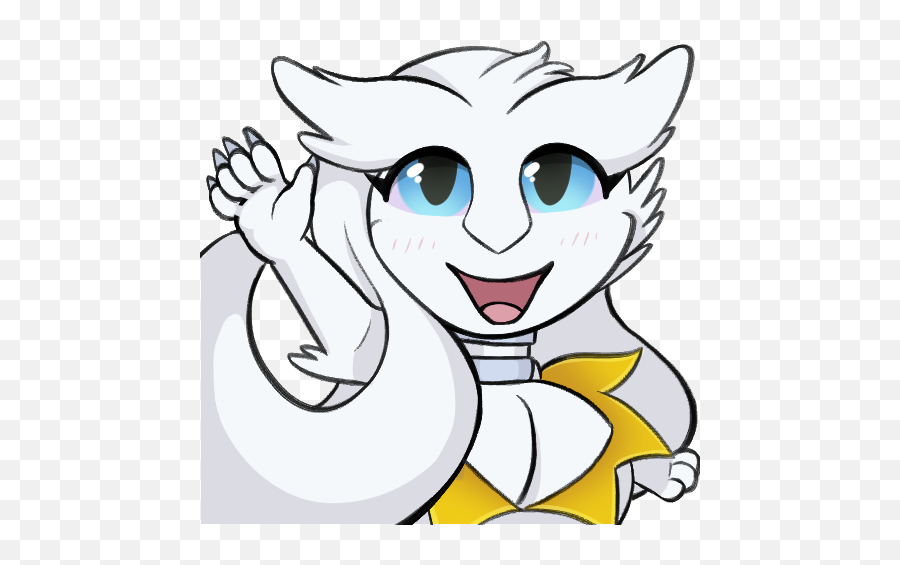 Emoji 2 Rebecca Waving By 123kondibar - Fur Affinity Dot Fictional Character,??? Emoji 2