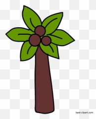 Free Tree Clip Art Images In Png Format - Vertical Emoji,Emoji Coconut Tree And Book