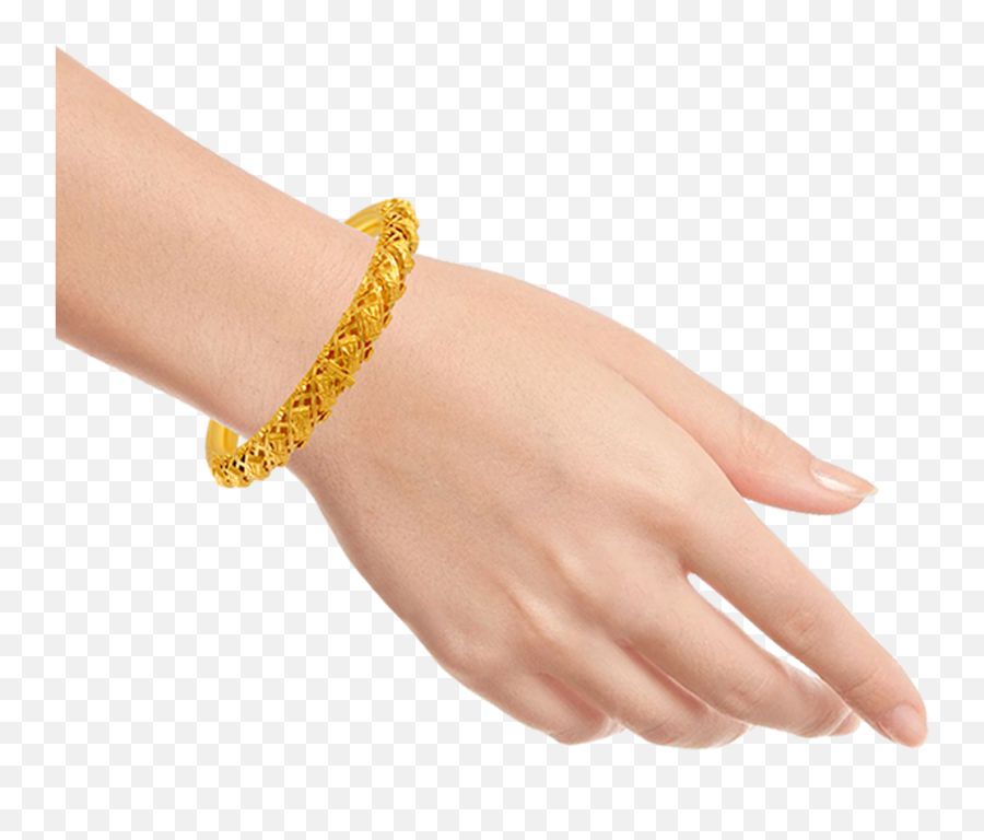 22kt Yellow Gold Bangle For Women - Gold Mukh Pola Design With Price Emoji,Emotions Bracelets
