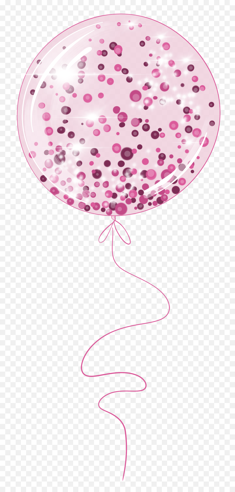 Ballon Helium Confetti Sticker By Stacey4790 - Balloon Emoji,Party Confetti Emoji