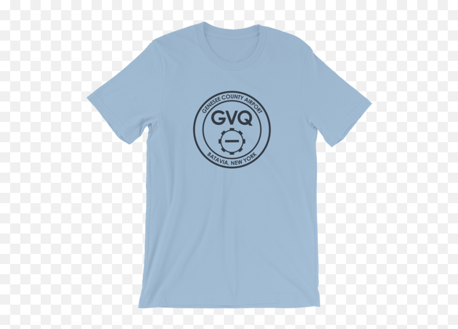Gvq Genesee County Airport Circle Badge - Shortsleeve T Emoji,Badge And Emoticon Guidelines