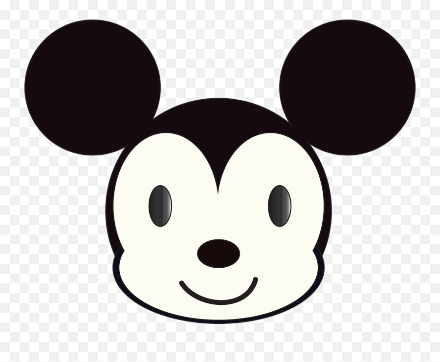 Mouse Emoji Smile Smiley - Myszka Miki Gowa Kolorowanka,Mouse Emoji