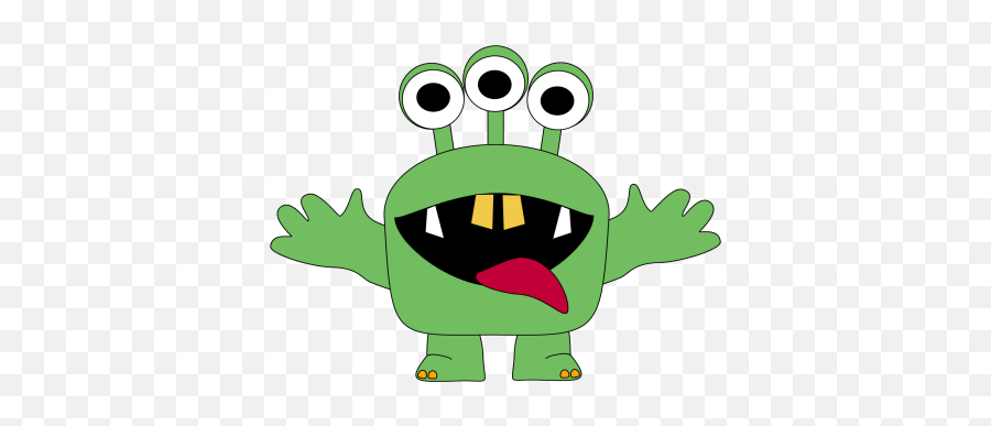 Free Cute Monster Clipart Download - Green Monster Clipart Emoji,Animated Bethlehem Animals Emoticon