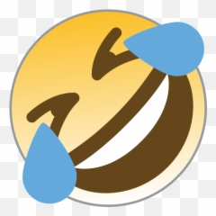 Laughing Emoji Meme Transparent - Rolling On The Floor Laughing Twitter,Laughing Crying Face Emoji Transparent Backround