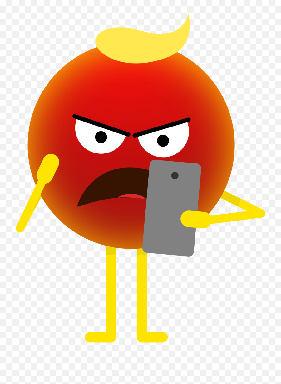 Emoji Mad On Smartphone Icon Png - Dot,Mad Red Tag Emoji