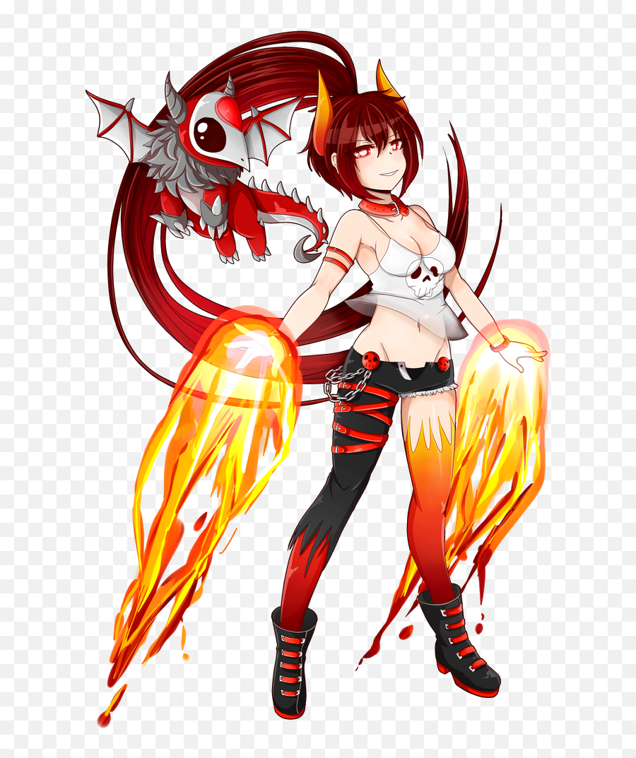 Inferno Carrie Lunime Wiki Fandom - Supernatural Creature Emoji,Colors Of Emotions Gachaverse Part 2