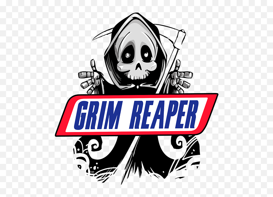 Grim Reaper Logo Parody Carry - Cute Grim Reaper Emoji,Grim Reaper Emoticon Facebook