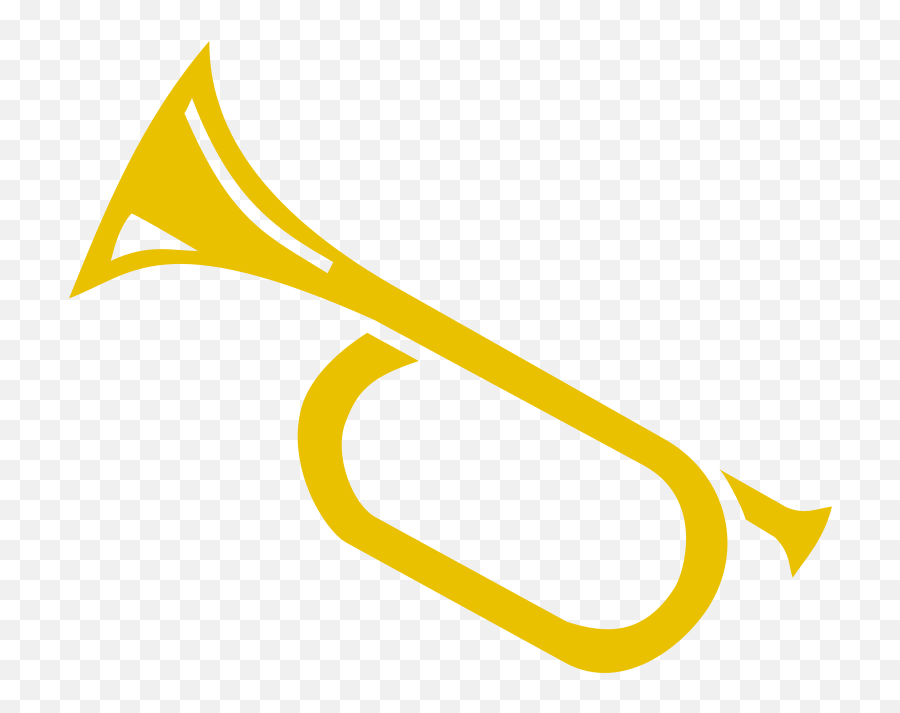 Trumpet Png Facing Left Clipart - Horizontal Emoji,French Horn Emoticon