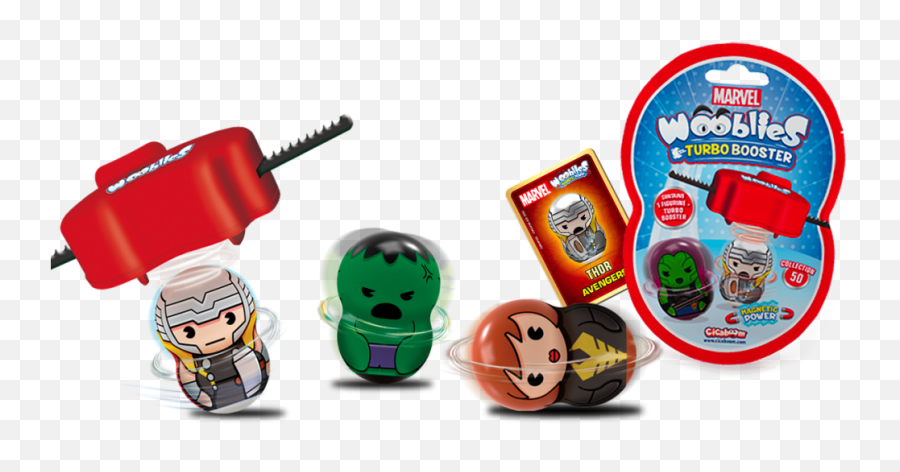 Marvel Wooblies Magnetic Spinning Tops - Marvel Wooblies Emoji,Text From Superheroes Inhumans Emoticon