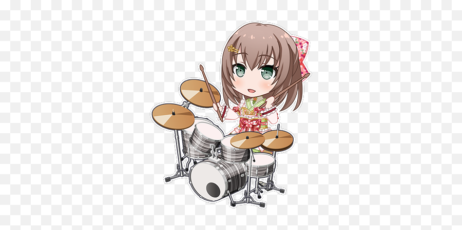 Girls Band Party - Bang Dream Maya Chibi Emoji,Chibi Girl With Diferent Emotions