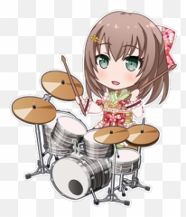 Girls Band Party - Bang Dream Maya Chibi Emoji,Chibi Girl With Diferent Emotions