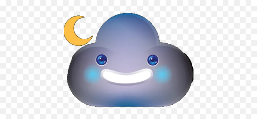 Cloud Weather Whatsapp Stickers - Stickers Cloud Happy Emoji,Discord Emojis Transparent Blob Emoji Popcorn