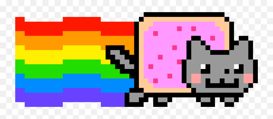 Nyan Cat Canvas Prints - Nyan Cat Nft Gif Emoji,Nyan Cat Emoji