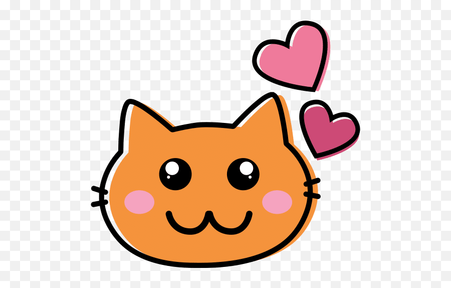 Fusion Books - Used To Love Dogs Until I Discovered Cats Emoji,Kawaii Emoticon Fusion