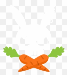 Bunny Rabbit Pirate Skull Carrot Bones Funny Easter Tshirt Emoji,Bunny Face Emoticon