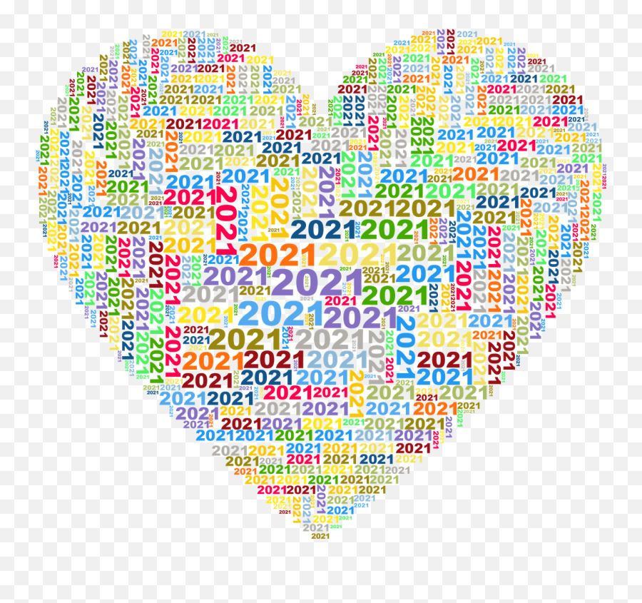 Heart Love Calendar - Neues Jahr 2021 Liebe Emoji,Emotion Calendar