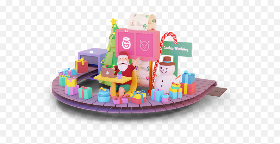 Santa Claus Store 3d Illustrations Designs Images Vectors Emoji,Santa Emoji Svg