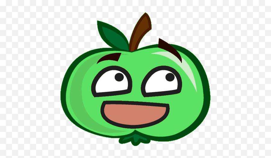 Apple Animated - Cute Stickers By Yuri Andryushin Emoji,Green Apple Fruit Emoji