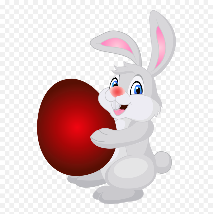 Easter Bunny Red Easter Egg Easter Egg - Event Emoji,Easter Bunny Emoticon Free