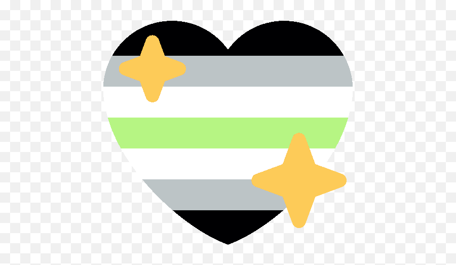 Hey - Agender Pride Heart Emote Emoji,Sparkle Heart Emoji