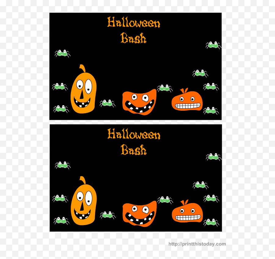 Free Printable Halloween Party Invitations - Dot Emoji,Emoji Baby Shower Game Free Printable