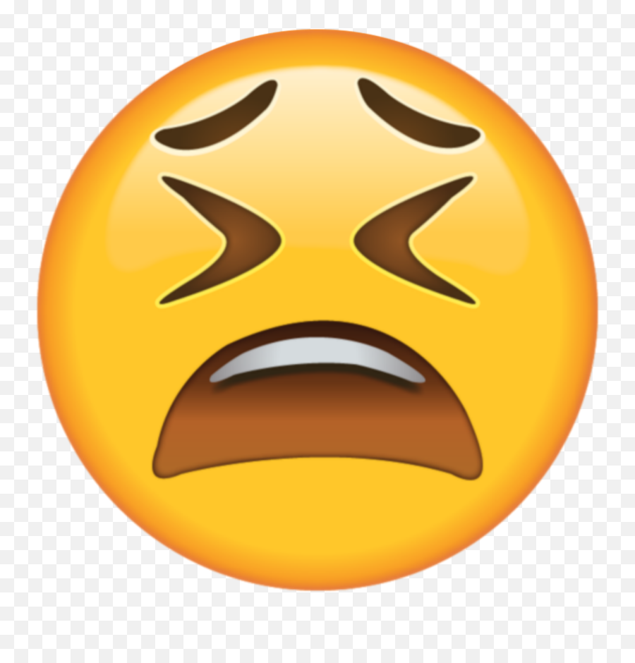 18 Whatsapp Emojis In Big Size - Set 3 Smiley Symbol Tired Face Emoji,Emoji Red Cheeks