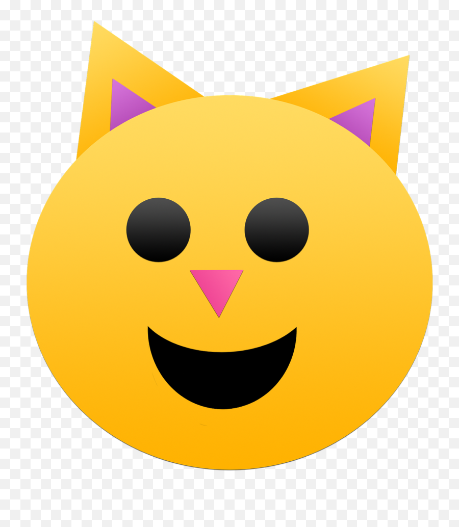 Cat Emoji Pink - Gambar Kucing Emoji Transparent Cartoon Emoji,Sleepy Emoji