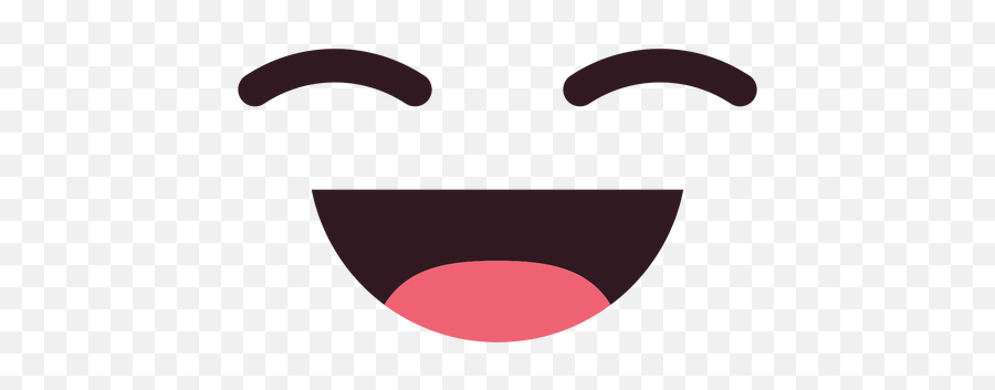 Simple Laughing Emoticon Face - Transparent Png U0026 Svg Vector Rosto Feliz Desenho Png Emoji,Laughing Face Emoji